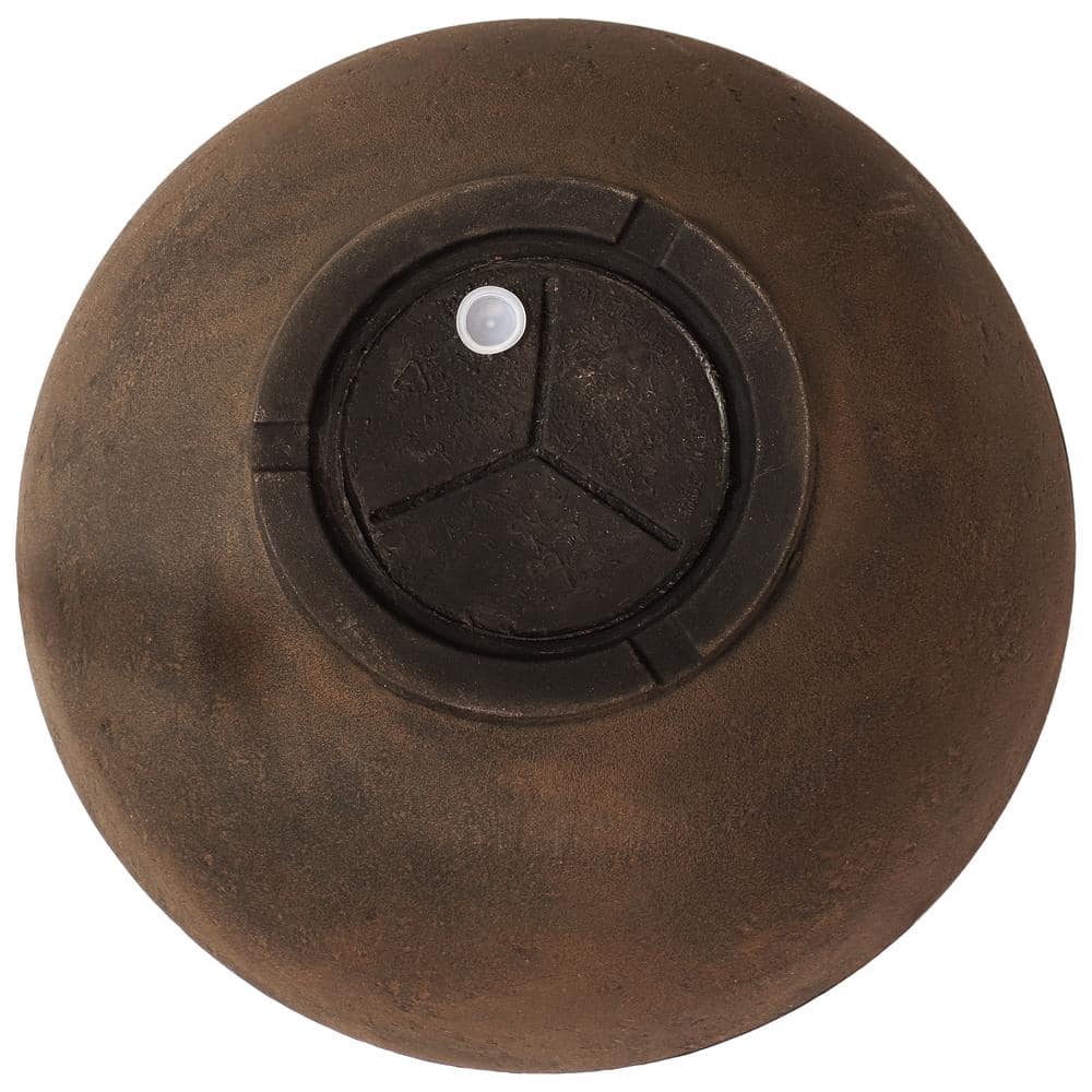 Percival 21" Sable Brown Polyresin Indoor/Outdoor Planter