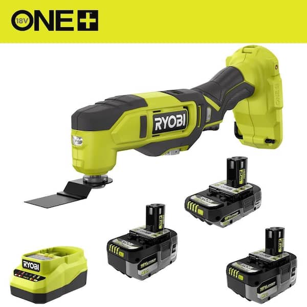 ONE+ 18V HIGH PERFORMANCE Kit w/ (2) 4.0 Ah Batteries, 2.0 Ah Battery, Charger, & ONE+ 18V Cordless Multi Tool