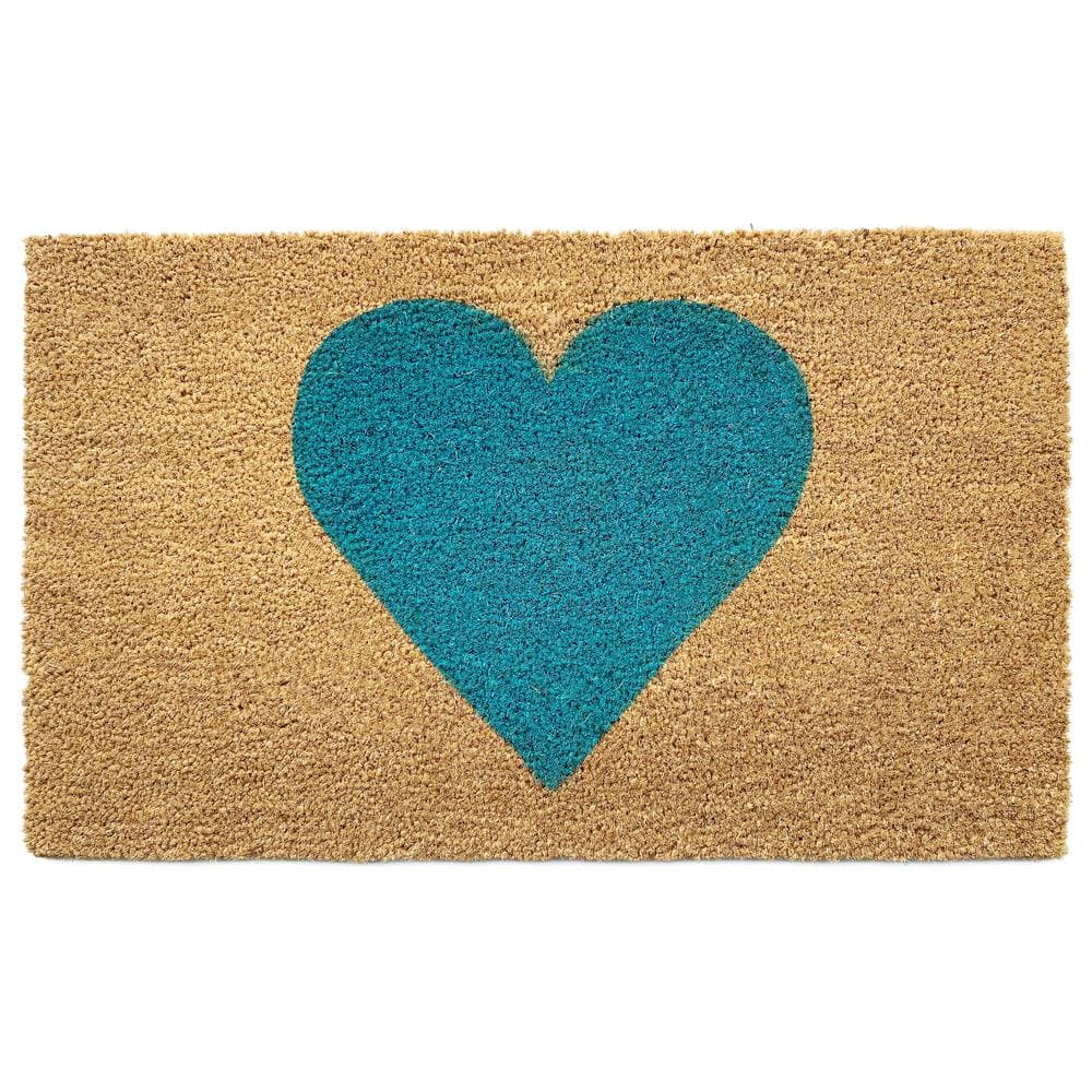 "Turquoise Heart Doormat, 30"" x 48""" price history on PriceWatchPro