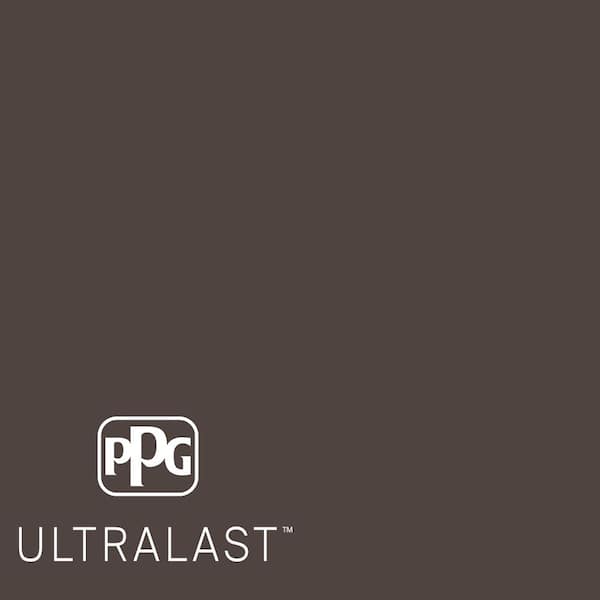 PPG UltraLast 1 qt. #PPG1005-7 Dark Granite Semi-Gloss Interior Paint and Primer