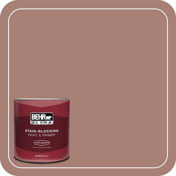 BEHR ULTRA 1 qt. #MQ1-52 Fresh Cedar Extra Durable Flat Interior Paint & Primer
