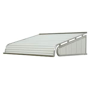 4 ft. 1500 Series Door Canopy Aluminum Fixed Awning (12 in. H x 42 in. D) in White