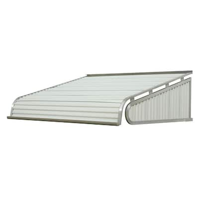 5 ft. 1500 Series Door Canopy Aluminum Fixed Awning (12 in. H x 42 in. D) in White