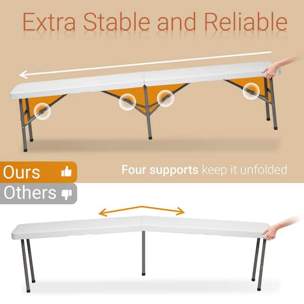 BANQUITO PLEGABLE - AWESOME FOLDING CAMPING BENCH 