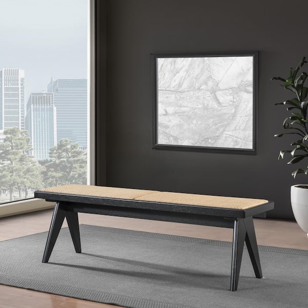 Ashcroft Furniture Co Nicholls Beige 51 Bedroom Bench Witout