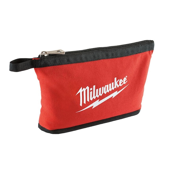 Milwaukee Red Zipper Tool Bag 48-22-8180 - The Home Depot