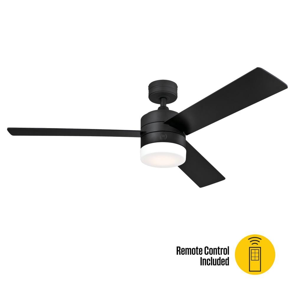 Westinghouse Alta Vista 52 in. LED Matte Black Ceiling Fan 7205900