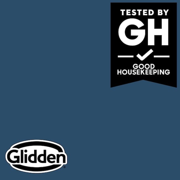 Glidden Premium 1 gal. PPG1156-7 Celestial Blue Eggshell Interior Latex Paint