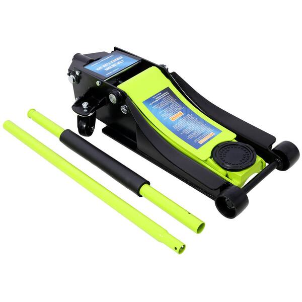 WRIGHTMASTER 4-Ton Low Profile Hydraulic Steel Floor Jack with