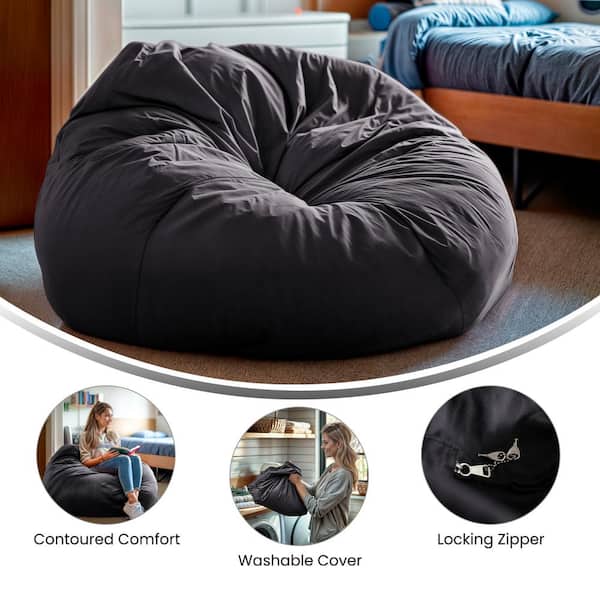 Gray Bean Bag Chair