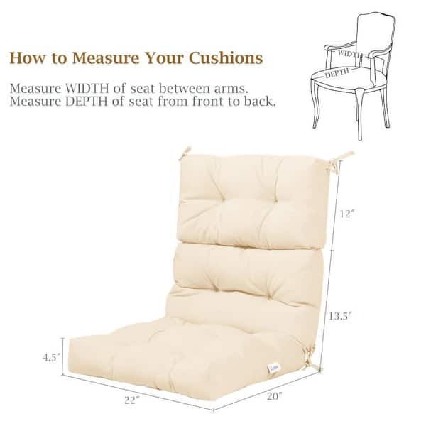 BUYUE Thickened Chair Cushion for Elderly 20 x 20 x 5, Original