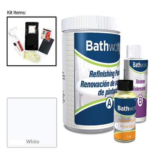 Bathworks 20 Oz Diy Bathtub And Tile, Aquafinish Bathtub And Tile Refinishing Kit Instructions