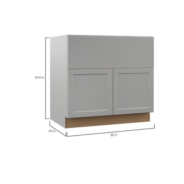 Hampton Assembled 36x34.5x24 in. Farmhouse Apron-Front Sink Base Kitchen Cabinet in Satin White Hampton Assembled 36x34.5x24 in. Farmhouse Apron-Front Sink Base Kitchen Cabinet in Satin White