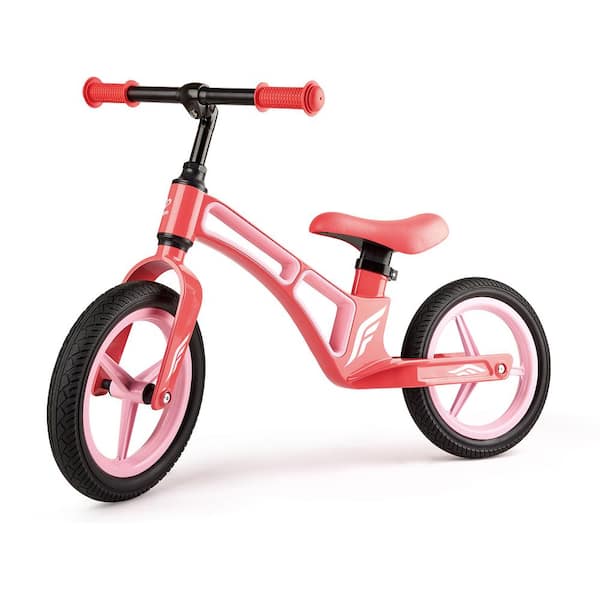 Hape New Explorer Balance Bike with Magnesium Frame, Ages 3 to 5, Flamingo Pink