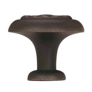 Inspirations 1-1/4 in. (32 mm) Dia Oil-Rubbed Bronze Round Cabinet Knob