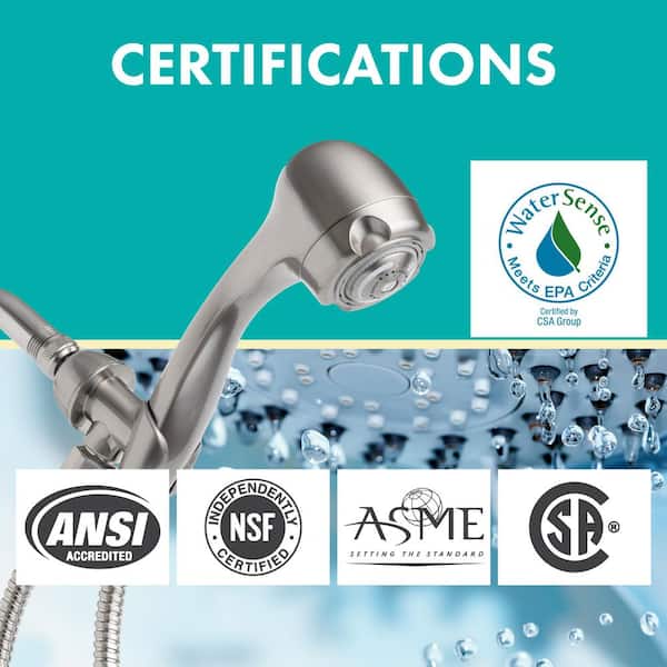 Niagara Conservation Earth 3-Spray 2.7 in. Single Wall Mount