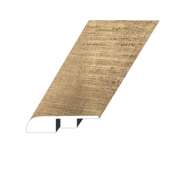  Summa Refined Brass 0.6 in. Thick x 1.4 in. W x 94.5 in. L HDF Waterproof AC5 Click Lock Laminate End Cap Molding