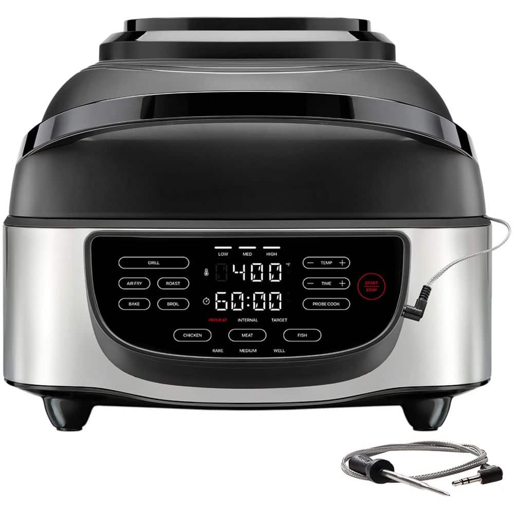 GARVEE 7-in-1 4QT Indoor Grill Air Fryer Smokeless 1750W Electric Air