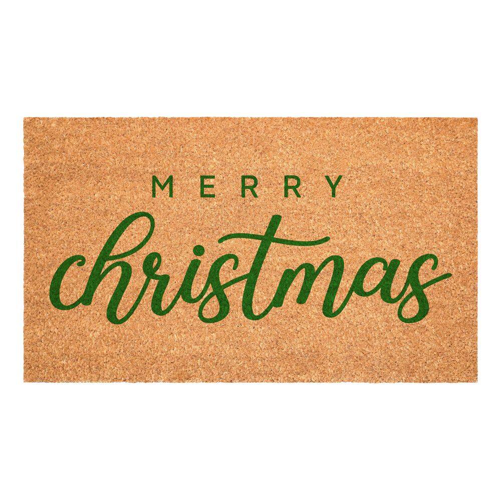 "Green Classic Christmas Doormat 24"" x 36""" price history on PriceWatchPro