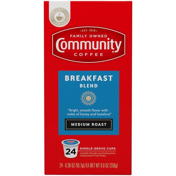 Community Coffee Breakfast Blend Medium Roast Coffee Single Serve Cups  (96-Pack) 16406