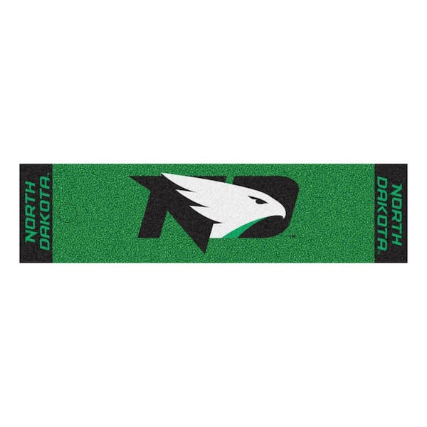 FANMATS NCAA University of North Dakota 18 in. x 72 in. Putting Green Mat