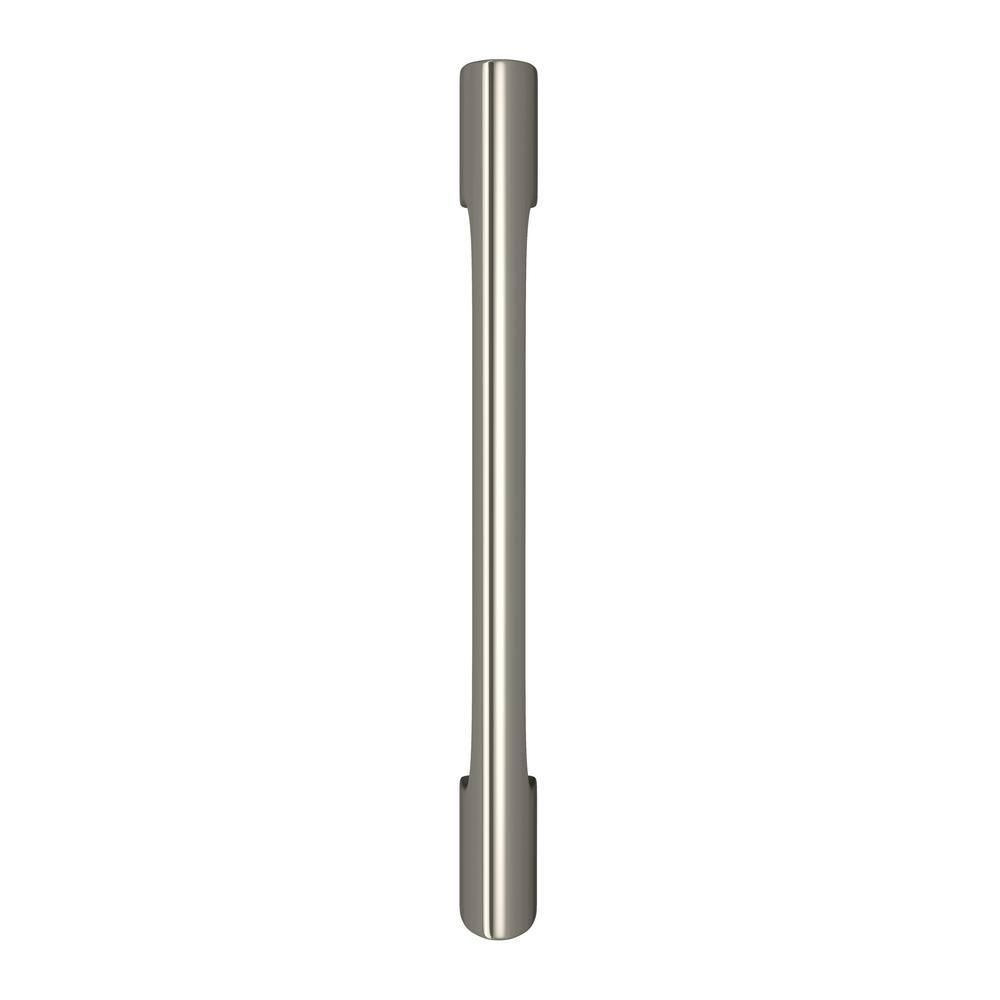 Polished Nickel Modern Cabinet Drawer Pull with Mounting Hardware