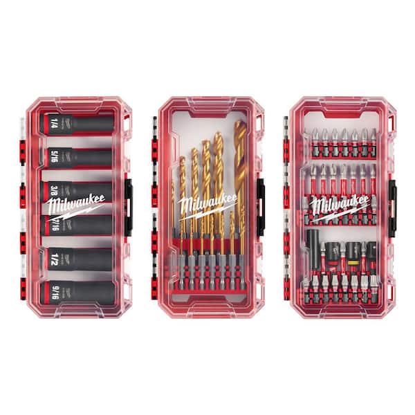 Milwaukee SHOCKWAVE Impact Duty Alloy Steel Screw Driver Bit Set