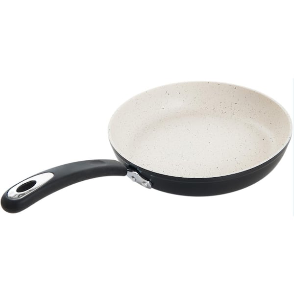 Ozeri Earth Professional Series 10 in. Aluminum Ceramic Nonstick Frying Pan  in Onyx with Comfort Grip Handle ZP13-26 - The Home Depot