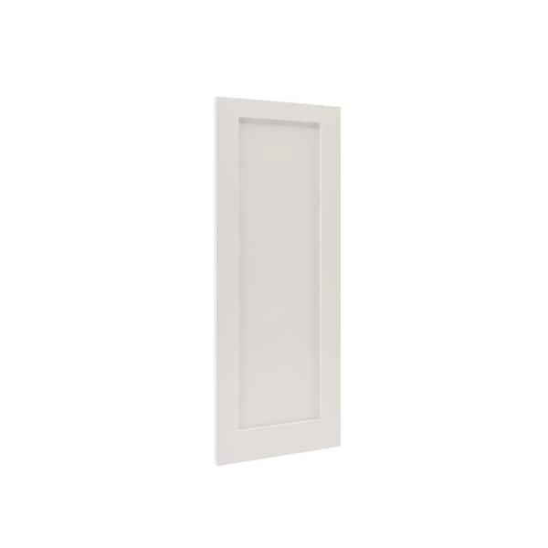 RESO 28 in. x 80 in. Single Panel Solid Core Composite Primed Smooth Texture Interior Door Slab