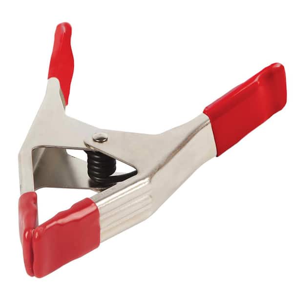 BESSEY XM Series 4 in. Capacity Steel Spring Clamp with Handles and Tips, 5 in. Throat Depth