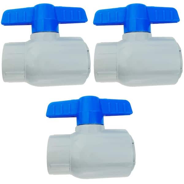 1 in. Slip x Slip CPVC Schedule 80 Ball valve (3-Pack)