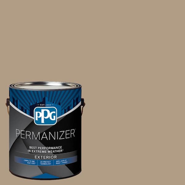 1 gal. PPG1077-4 Weathered Wood Semi-Gloss Exterior Paint