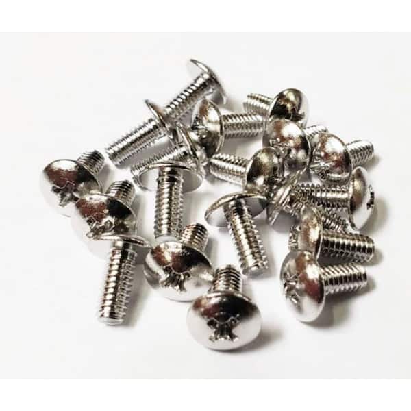 #8 x 1/2 in. Phillips Truss Head Stainless Steel Machine Screws Treated with NL-19 (100-Pack)