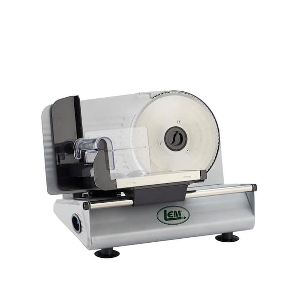 7 in. Serrated Blade 150W Electric Meat Slicer with Painted Steel Housing