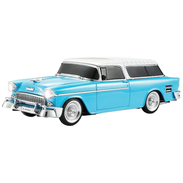 TRK-5500BT Retro Ride 3 in. 10-Watt-Continuous-Output 1955 Replica Car Bluetooth Speaker in Blue