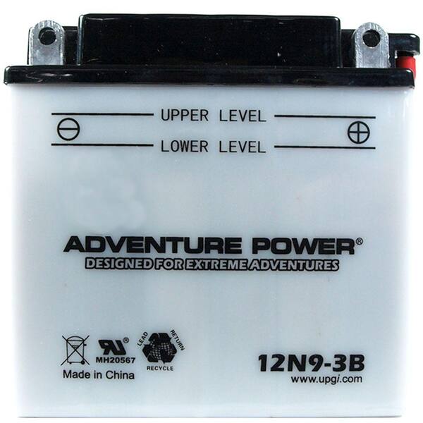 UPG Conventional Wet Pack 12-Volt 9 Ah Capacity F Terminal Battery