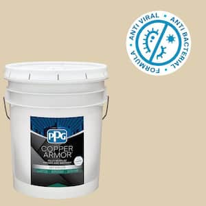 5 gal. PPG1098-3 Sand Fossil Eggshell Antiviral and Antibacterial Interior Paint with Primer