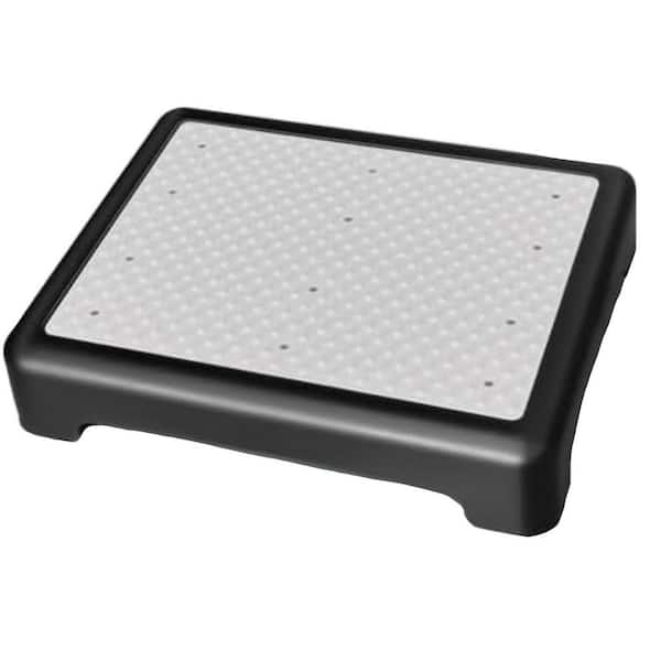 Extra Wide Portable Step Stool for Seniors and Kids with Non-Slip Surface and Feet, Sturdy 600 lbs. Capacity