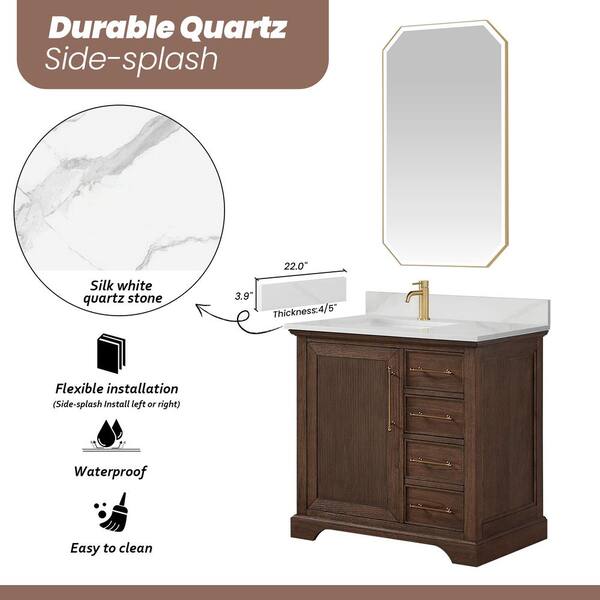 WellnessCare+様 SineRise LED Modern Bathroom Vanity Light Fixtures (24-Inch