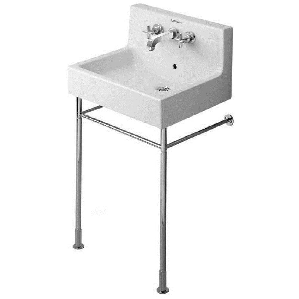 Duravit Vero Metal Pedestal Sink Base, Grey -  0030631000