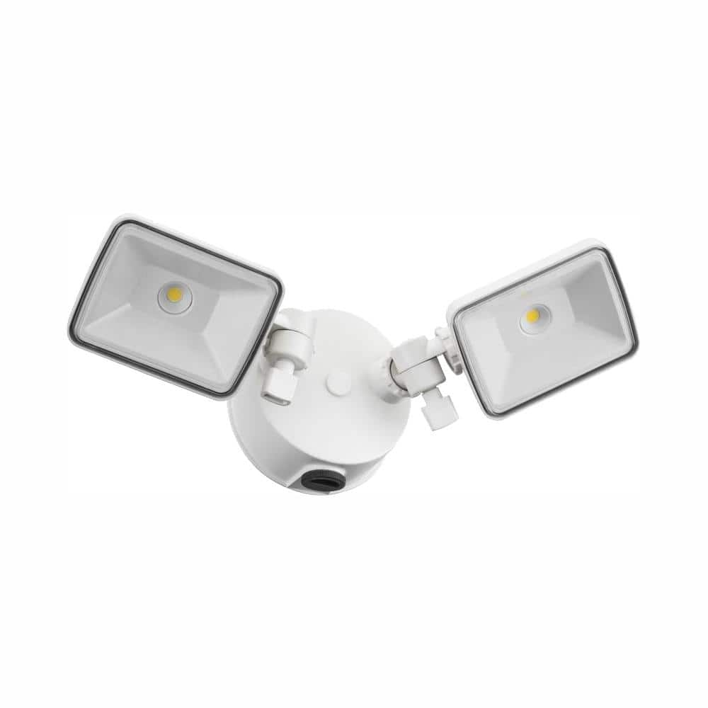 Lithonia Lighting Contractor Select OLF 60-Watt Equivalent White Dusk ...