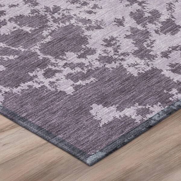 Chantille Machine Washable Indoor/Outdoor Abstract ACN2919 Lavender 10 ft. x 14 ft. Area Rug