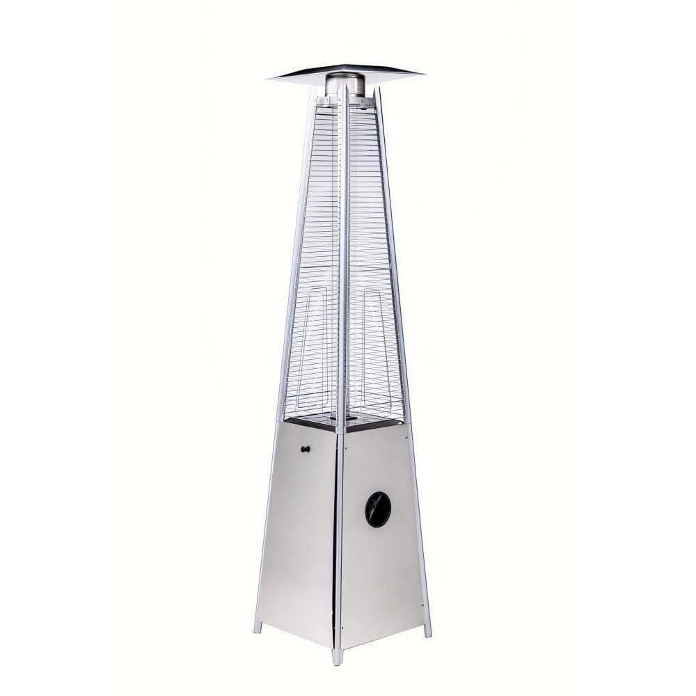40,000 BTU Pyramid Propane Patio Heater with Quartz Glass Tube, Wheels and Tip-Over Protection price history on PriceWatchPro