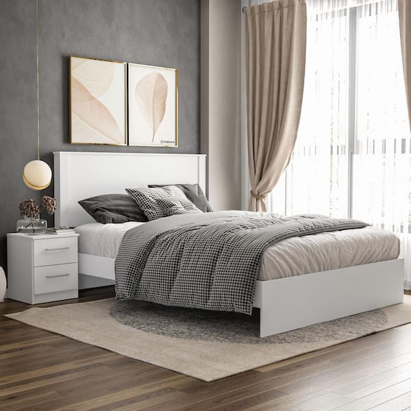 Juliette 3-Piece White Queen Wood Bedroom Set