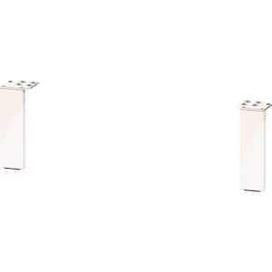 Brioso Vanity Legs and Feet in White 2-Pieces