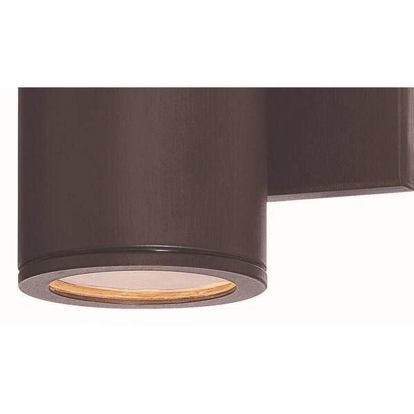 Minka Lavery - Skyline 1-Light Dorian Bronze Outdoor Integrated Wall Lantern Sconce Light