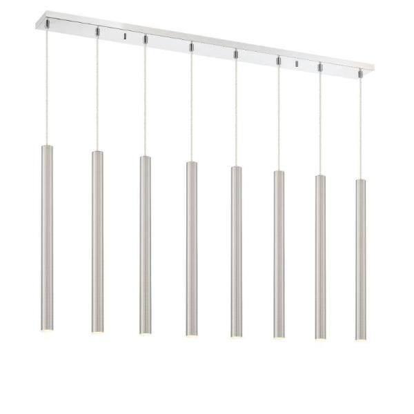 Modern Brushed Nickel LED Island & Billiard Light, 44.25in