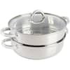 Oster Hali 3 qt. Stainless Steel Stovetop Steamers with Glass Lid  985100941M - The Home Depot