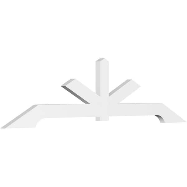 Ekena Millwork Vanguard 84 in. W x 21 in. H x 2 in. D Signature Polyurethane Bracket