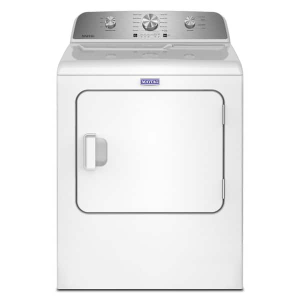 7.0 cu. ft. vented Front Load Gas Dryer in White with Wrinkle Prevent Option
